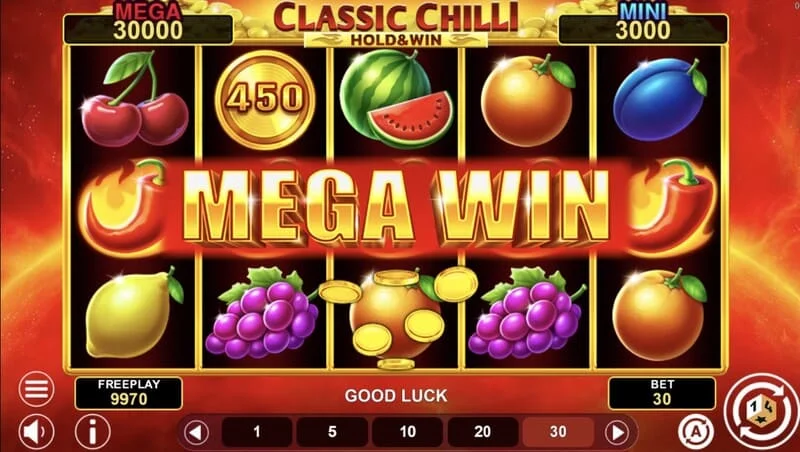 Classic Chilli Hold & Win - combinazione vincente con 243 modi