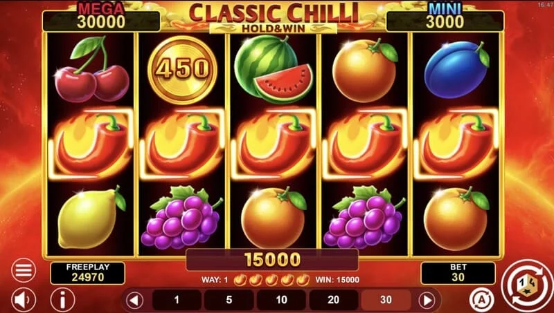 Classic Chilli Hold & Win - Jackpot fisso sul simbolo